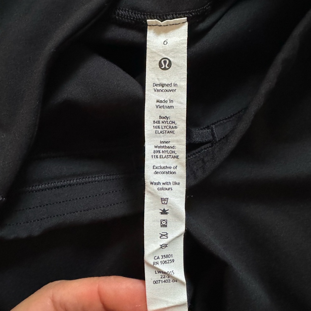 Lululemon Base Pace HR Crop 23’’ - lot 2 : Black
